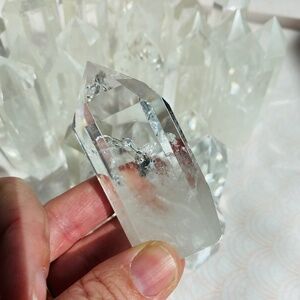 Crystal clear quartz towers! Crown chakra crystal. Bringer of peace and clarity!